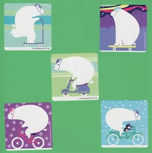 10 Polar Bears - Large Stickers - Party Favors - Rewards - Picture 1 of 1