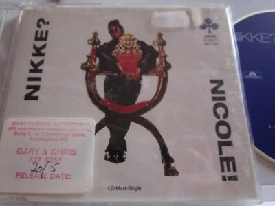 Nikke Nicole Nikke Does It Better Love Records EVOCD 05,Promo  label CD Single - Image 1 of 4