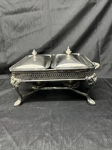 Versilberter Newport Chafer, Vollchafer mit zwei Deckeln Z1032 - Bild 1 von 5
