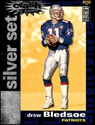 1995 Collector's Choice #C9 Drew Bledsoe Crash the Game Silver Set R6596 - Image 1 of 2