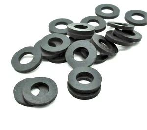 13mm ID Rubber Flat Washers  25mm OD x 3mm Thick   Oil Resistant NBR  Spacers - Picture 1 of 3