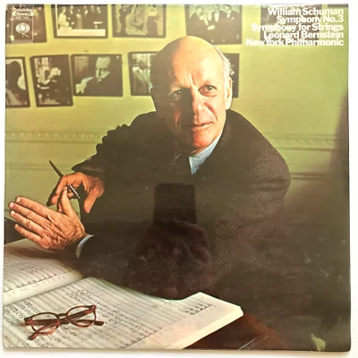 William Schuman Symphony No. 3 Leonard Bernstein *SEALED* Columbia LP MS 7442 - Image 1 of 4