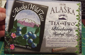 ¡Nuevo! Alaska Wild Tea - Postal de té de hierbas de arándanos - Hecho en Alaska Gran regalo - Imagen 1 de 3
