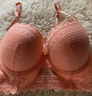 Sujetador largo push up de malla con encaje Daisy Fuentes 34C Foto 1 de 4