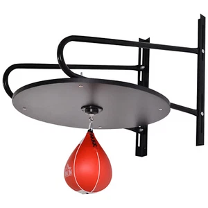 HOMCOM Speed Bag Platform Kit Wall-mounted Punching Ball Hanging Platform Set - Picture 1 of 11