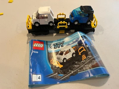 Lego® 9V RC TREN Ferrocarril 7939 Vagón Carro Carga COCHE VEHÍCULO TRANSPORTADOR Foto 1 de 3
