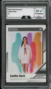 Caitlin Clark Rookie Card RC Graded 10 2024 Panini Donruss Clark Collection #1 - Picture 1 of 2