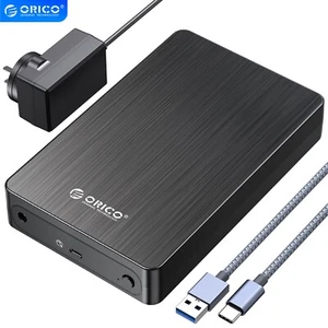 ORICO External Hard Drive Enclosure for 3.5 2.5'' SATA SSD HDD USB C 3.1 to SATA - Picture 1 of 11