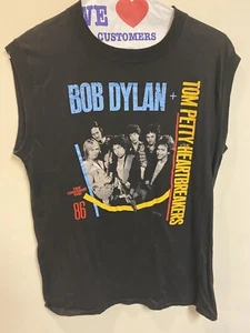 Camiseta TOM PETTY & THE HEARTBREAKERS BOB DYLAN 1986 XL DE COLECCIÓN 1986 VERDADERA CONFESIÓN - Imagen 1 de 6