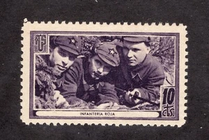 SPAIN SPANISH CIVIL WAR USSR / RUSSIA SEAL RED INFANTRY  - Picture 1 of 1