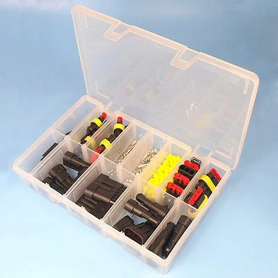 Genuine AMP Tyco Superseal Waterproof Electrical Connector Box Set - 1 to 6 Way - Image 1 of 4