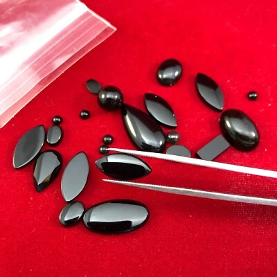 Genuine Black Onyx Gemstones (34 Carats Total!!!) - Image 1 of 4