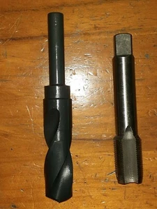 HSS hand tap UNS 1" x 16 RH. + Tapping drill reduced shank - Imagen 1 de 1