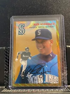 Alex Rodriguez 2023 Topps Chrome Platinum Gold Wave # 49/50 - Mariners - Bild 1 von 2