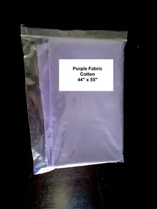 Purple Fabric - Cotton - 44" x 55" - Picture 1 of 5