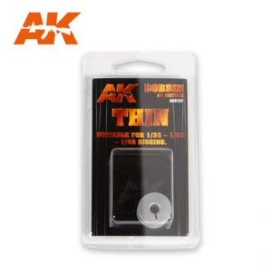 AK Interactive Elastic Rigging Bobbin Thin for 1:35 / 1:32 / 1:45 - 20m / 66ft - Picture 1 of 3