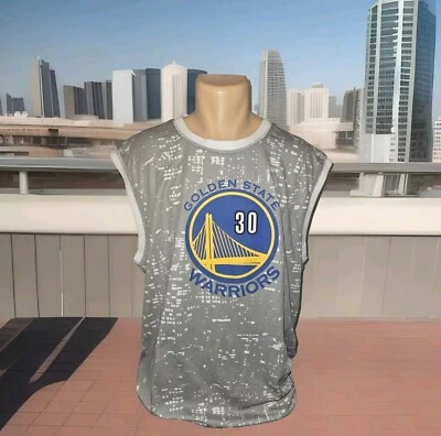 Camiseta cosida Adidas Golden State Warriors Luminous Steph Curry #30 talla XL  Foto 1 de 4