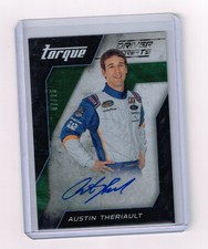 2016 PANINI TORQUE GREEN AUSTIN THERIAULT DS AUTOGRAPH ROOKIE CARD#DS-AT /25