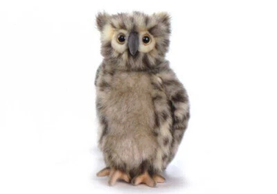 Hansa Owl 4136 peluche giocattolo morbido venduto da Lincrafts Regno Unito est.1993