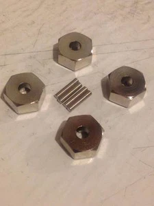 Juego hexagonal de 12 mm de rueda Axial SMT10, Wraith, AR60, Wheely King de aluminio - Imagen 1 de 2