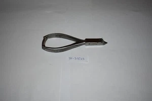 1 PC NAIL NIPPER 5.5" ANGLED CONCAVE JAWS DOUBLE SPRING STAINLESS - Picture 1 of 1