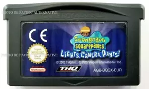 jeu BOB L'EPONGE SILENCE ON TOURNE spongebob light cam nintendo game boy advance - Bild 1 von 1