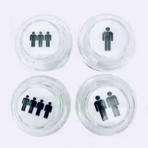 LED 12V White Player 1 2 3 4 Buttons - Picture 1 of 9