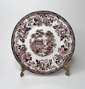 Clarice Cliff Tonquin Brown by Royal Staffordshire 10" Round Dinner Plate - Picture 1 of 7