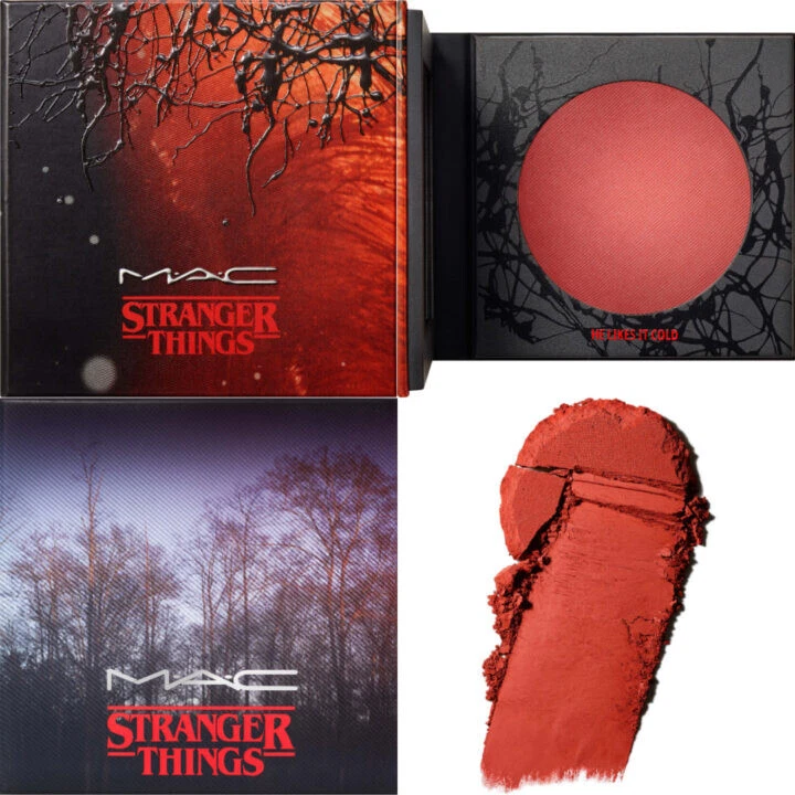 Rubor en polvo MAC X STRANGER THINGS ~ LE GUSTA FRÍO ~ Rojo lavado vintage ~ LE Foto 1 de 4