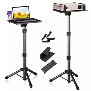 Universal Adjustable Projector Laptop Tripod Stand for Office Home Stage Studio - Picture 1 of 9