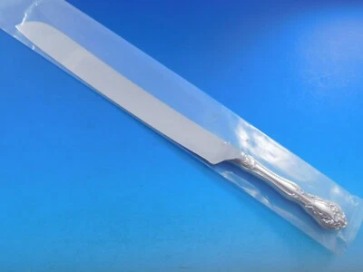 Cuchillo para pastel de boda Chateau Rose de Alvin de plata esterlina hecho a medida 12 1/8" Foto 1 de 4