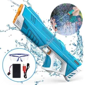 Electric Water Gun High-Pressure Squirt Blaster Soaker Summer Outdoor Pool Toys - Picture 1 of 10