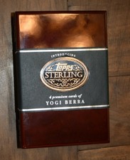 Yogi Berra  Topps Sterling Cherry Wood Box   NO CARDS