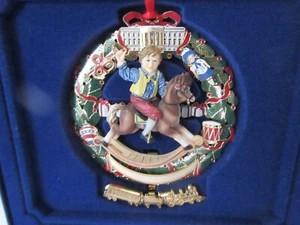 2003 White House Christmas Ornament, A Child's Rocking Horse 3.25"" x 3.5" - Picture 1 of 6