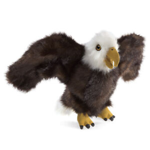 NEW PLUSH SOFT TOY Folkmanis 3114 Small Eagle Full Body Hand Puppet
