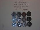 Indian Head Penny Small Cent Set 1884,1889,1890,1891,1892,1893 12pc High Grade