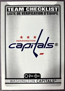 2021-22 O-Pee-Chee Team Checklist #580 Washington Capitals - Bild 1 von 1