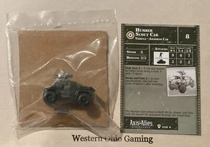 Axis & Allies Miniatures Base Set Humber Scout Car #10/48 NEW A&A Minis - Picture 1 of 1