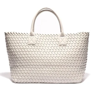 Woven Bag Shopper Bag Travel Handbags and Purses Women Tote Bag Large Capacit... - Picture 1 of 6