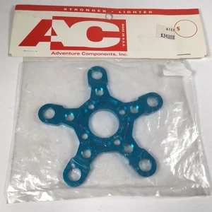 Adventure Components AC Crank Spider 5-Bolt 58/94mm Blue NOS Vintage MTB - Picture 1 of 9
