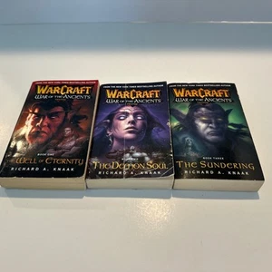 Warcraft War Of The Ancients Trilogy Books 1-3 Richard A. Knaak - Paperback - Picture 1 of 6