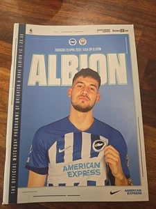 Brighton & Hove Albion V Man City Programme 25/04/24 - Picture 1 of 2