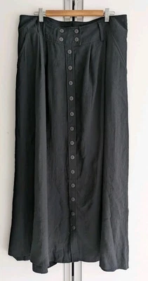 Comma -Et  Al- Women’s A line Skirt Maxi  Button Through adjustable Bamboo S 2 - Image 1 of 4