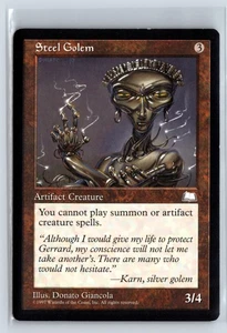 Steel Golem Weatherlight Uncommon – MTG Magic the Gathering Card - Picture 1 of 5