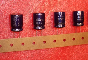 QTY (10) 47uf 400V 105" RADIAL ALUMINUM ELECTROLYTIC BL2G476M16020PA SAMWHA ROHS - Picture 1 of 3