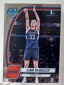 2024-25 Bowman Chrome University Liam McNeeley 1st Bowman No. 52-RM74 - Picture 1 of 2