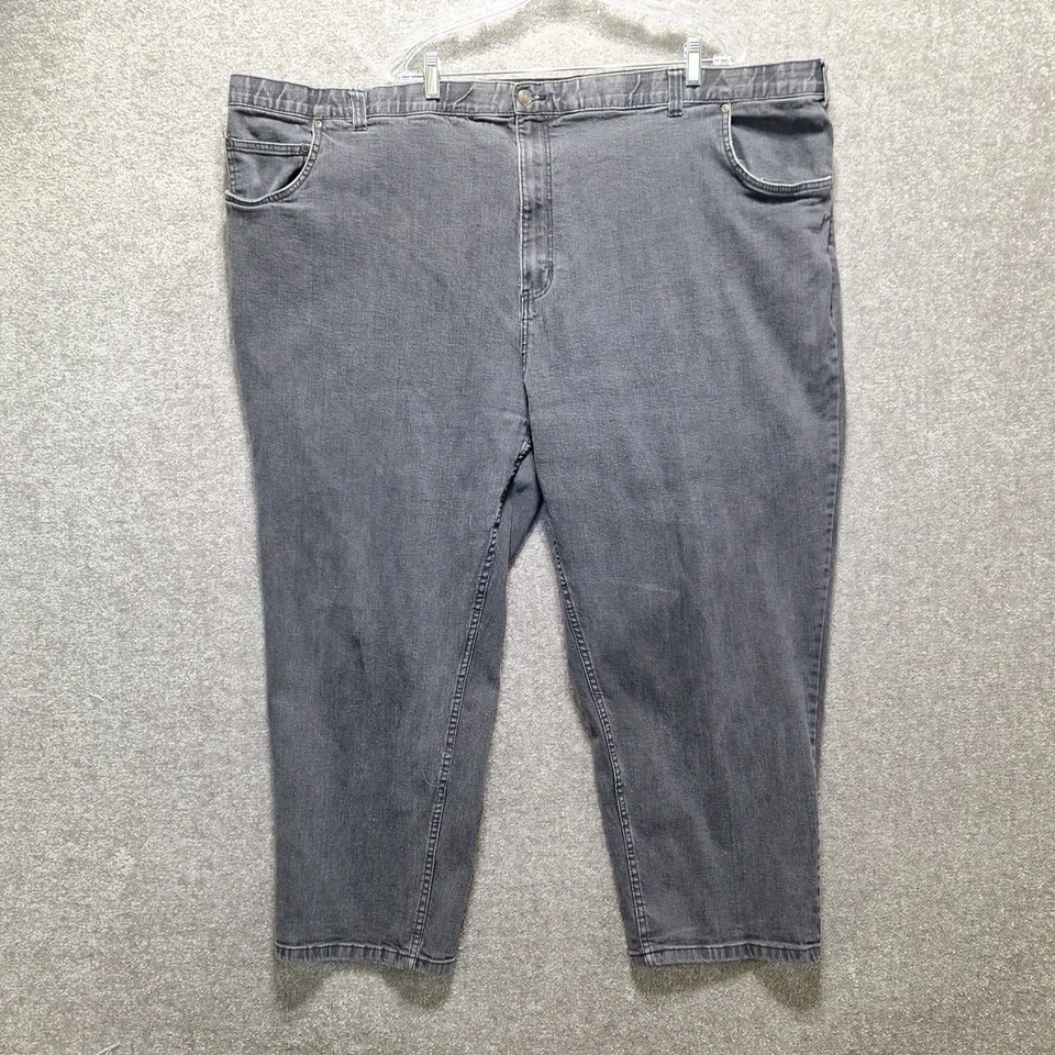 Harbor Bay HB Continuous Comfort Jeans Mens Black 56x30  Stretch Denim Pants - Image 1 of 4