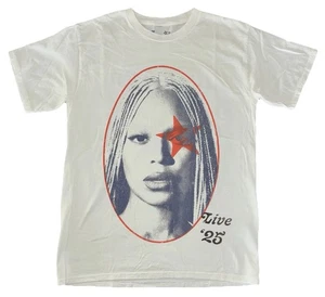 Beyonce YAYA Tee M White Cowboy Carter Tour 2025 Merch NEW *flaw - Picture 1 of 7