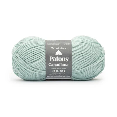 SPINRITE Patons Canadiana Yarn - Solids-Sea Glass - 6 Pack