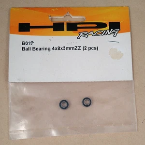  HPI Racing B017 4x8x3mm Bearings RS4 Pro 2 Pro 3 RC Car Parts  - Picture 1 of 2
